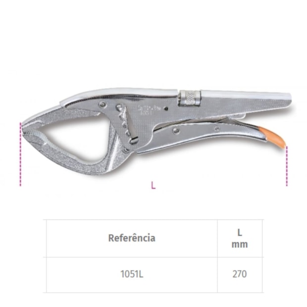 Alicate de Pressão Ajustável 255mm 1051L BETA-51acc8dc-e1a0-4ea2-8c18-49140729251e