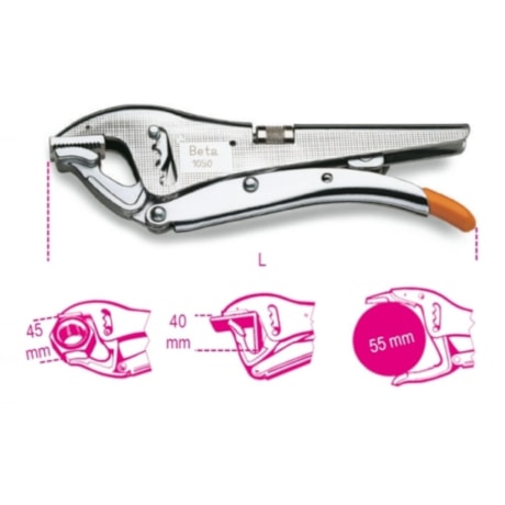 Alicate de Pressão com Dupla Regulagem 220mm 1050 BETA-105cc2a2-50ad-401c-bcbb-f27f67051ddb
