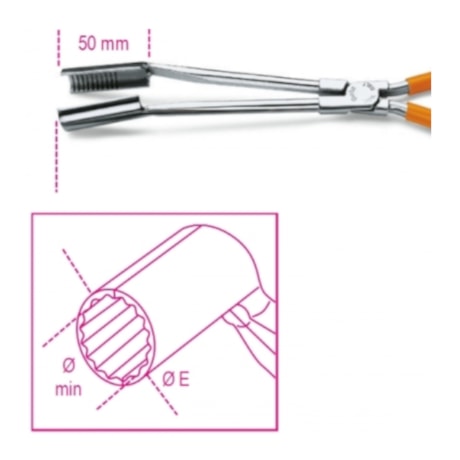 Alicate de Velas 14mm Bico Longo e Curvo 15º 1474L BETA-e7ce1e6e-a2ac-4bc8-be68-c5fdbc8227f1