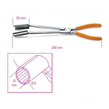 Alicate de Velas 14mm Bico Longo e Curvo 15º 1474L BETA-9fe3015b-a997-4fdf-8812-229ff94d1d5b