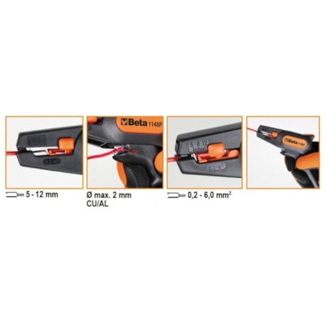 Alicate Descascador Cabo Automático 0.02 a 6mm 1148P BETA-069c96d5-841f-4151-af93-e7761d594007