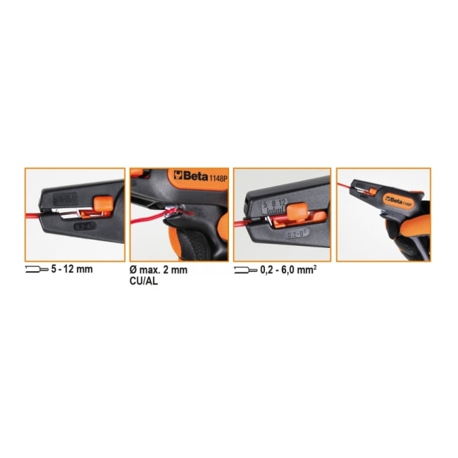 Alicate Descascador Cabo Automático 0.02 a 6mm 1148P BETA-65389d96-0e74-4203-bc04-fab40504dae7
