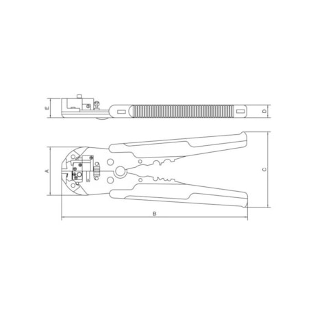 Alicate Desencapador Automático 2 a 6mm 44051/108 TRAMONTINA-9b6af9af-c16b-4092-999d-75d5ef10c882