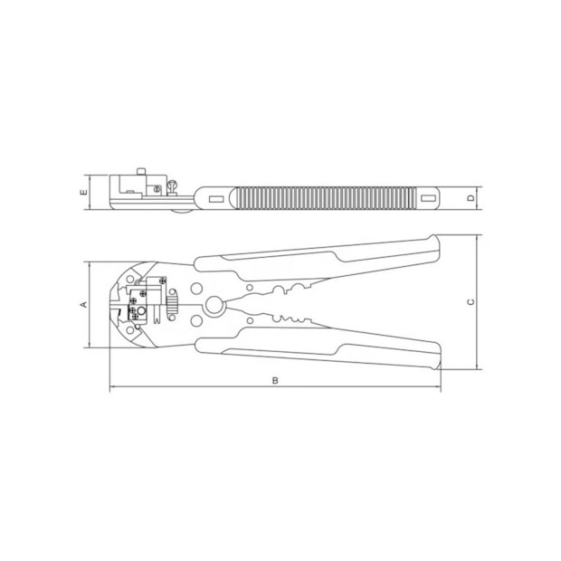 Alicate Desencapador Automático 2 a 6mm 44051/108 TRAMONTINA-83b05a7e-1412-4838-b818-657b1f0ec4f1