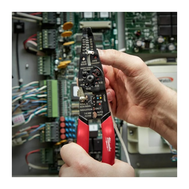 Alicate Desencapador de Fios c/ Crimpador 48-22-6579 MILWAUKEE-d8e45169-c22f-4e37-a533-aee7c17acaba