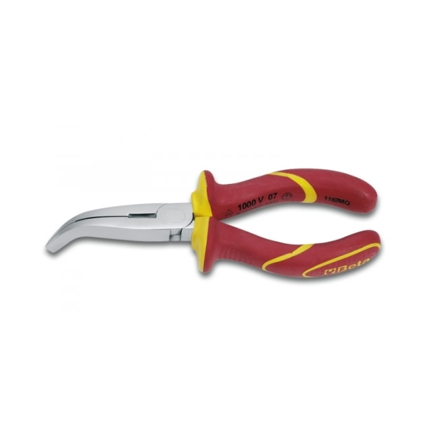 Alicate Isolado Bico Chato Curvo 6