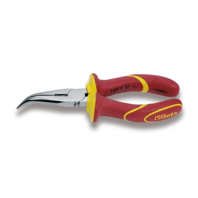 Alicate Isolado Bico Meia Cana Curvo 8