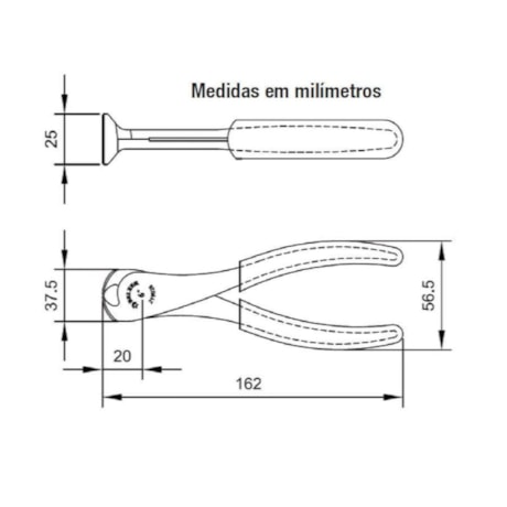 Alicate Isolado Corte Frontal 6'' 219026BBR BELZER-e345150e-cc9e-4f2b-a4db-183f2fac52c5