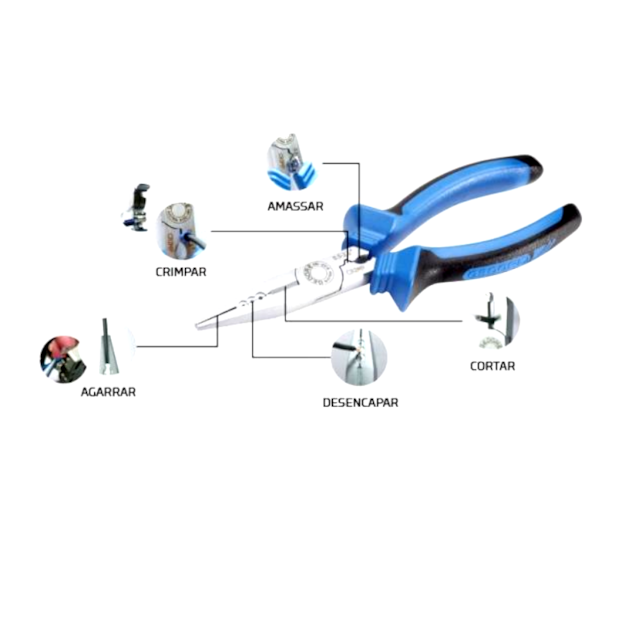 Alicate Isolado Multifuncional 7