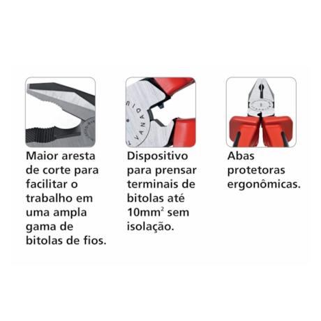 Alicate Isolado para Eletricista IEC 60900 8'' 44300/018 TRAMONTINA PRO-5bd97520-60dc-4dd0-b5ab-b3ef5a9243d8