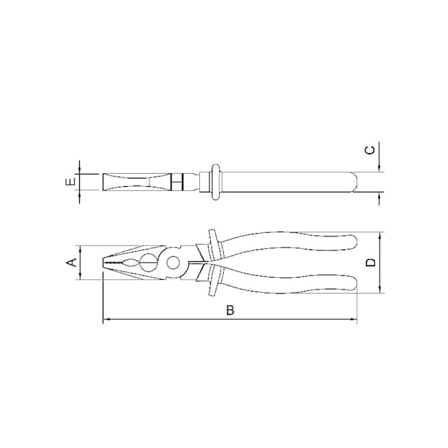 Alicate Isolado Universal 1000V 7'' 44000/107 TRAMONTINA PRO-35575d3f-5123-46c0-b424-4466e76f05ce