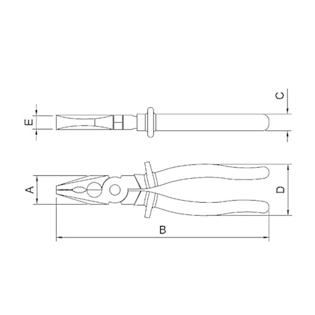 Alicate Isolado Universal 8'' 44000/108 TRAMONTINA PRO-356910e3-a398-4607-bdd4-92c2ec7f1341