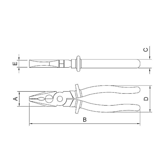 Alicate Isolado Universal 8'' 44000/108 TRAMONTINA PRO-bafd96e5-4e35-4d24-b1b2-9e1b03752646