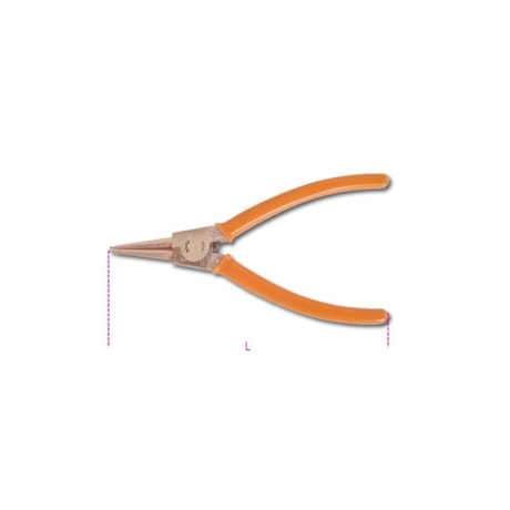Alicate para Anel Externo com Bico Reto 8