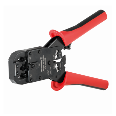 Alicate para Terminais RJ11/RJ12/RJ45 CRIMPER MOD 864 CONEXEL