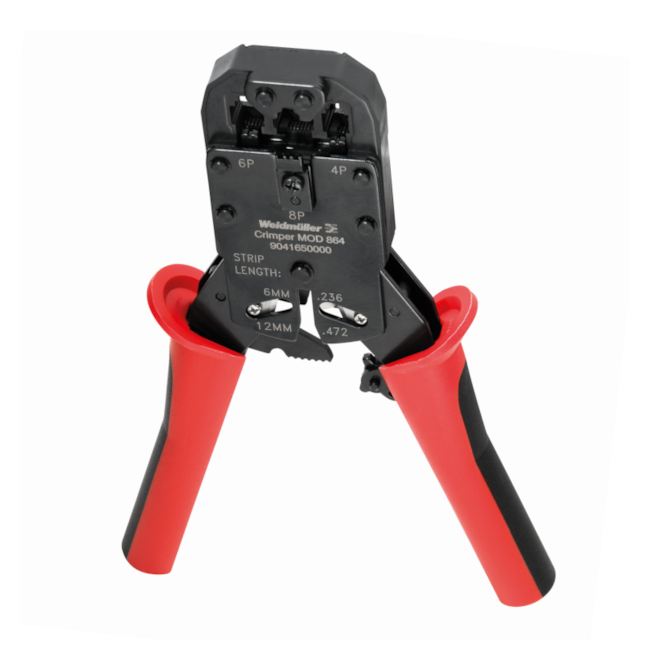 Alicate para Terminais RJ11/RJ12/RJ45 CRIMPER MOD 864 WEIDMULLER CONEXEL-32e07579-ac78-401e-828d-b97e0e0aeec5