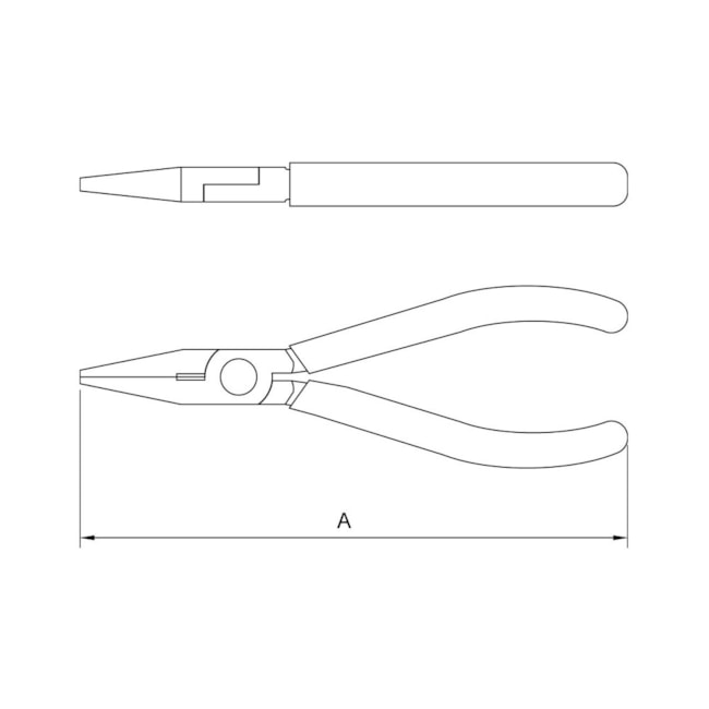 Alicate Ponta Chata em Cobre-Berílio Antifaiscante 6