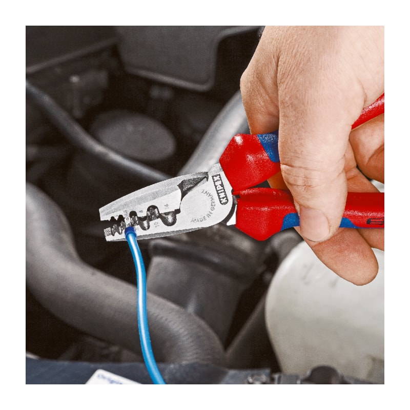 Alicate Prensa Terminal 0,25 a 16mm 97 72 180 KNIPEX - Anhanguera