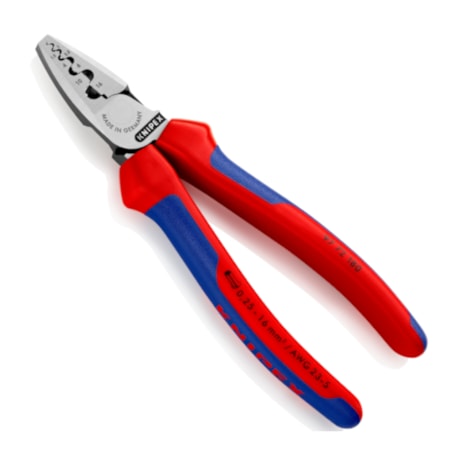 Alicate Prensa Terminal 0,25 a 16mm 97 72 180 KNIPEX-1965b4d5-59f1-4eec-9214-d9e97e12f50b