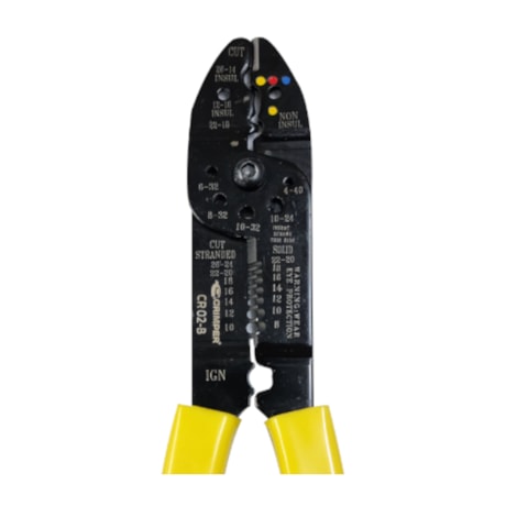 Alicate Prensa Terminal 0.25 A 6.6MM CR02-B CRIMPER