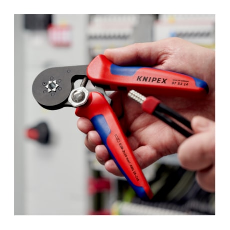 Alicate Prensa Terminal Autoajustável de Catraca 0.08 a 10mm 97 53 14 KNIPEX-5b13e38a-1b8d-4b1d-9526-ede4ce18b457