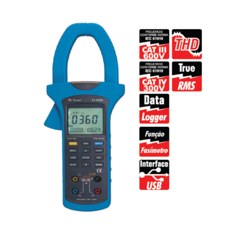 Alicate Wattímetro Logger 1000A ET-4055A MINIPA-0e108ed1-725e-4dfe-8c60-af48d74e6d0b