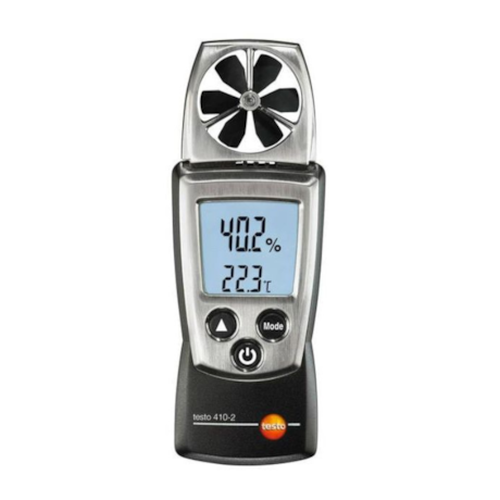 Anemômetro de Molinete Portátil com Hélice -10 a +50 °C 410-2 TESTO