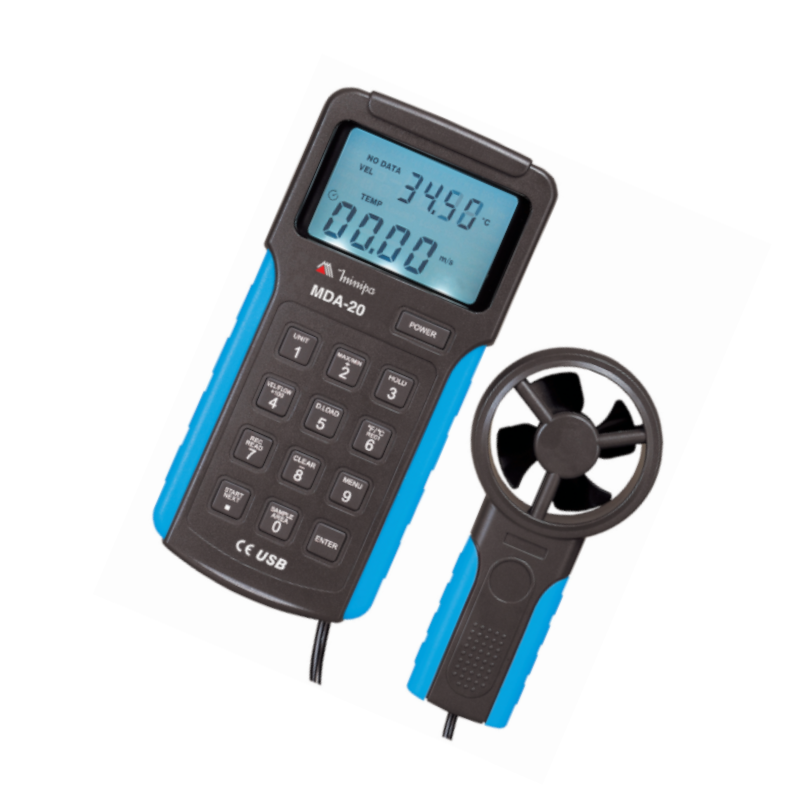 Mda 20 R Anemômetro Digital com DataLogger e Interface USB MDA-20 MINIPA ...
