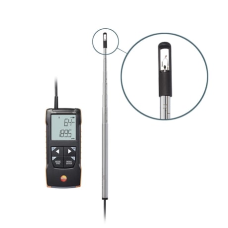 Anemômetro Digital de Fio Quente -20 a 70C° TESTO 425 TESTO