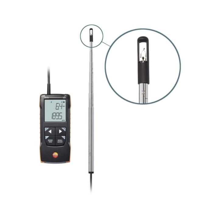 Anemômetro Digital de Fio Quente -20 a 70C° TESTO 425 TESTO-e2495e47-edf0-44c5-b2d8-84383b53f464