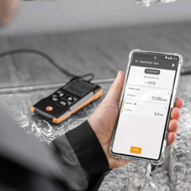 Anemômetro Digital Portátil 16mm -10 a +50 °C com Hélice TESTO 416 TESTO-41e84bb4-6b09-4aee-b191-9330ca5437d6