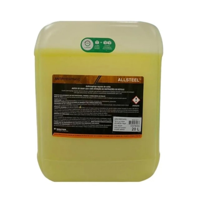 Anti Respingo 20 Litros Biodegradavel 53W217 WALTER ABRASIVOS-ac8b564a-16dc-43a1-a87b-0177bc96e18f