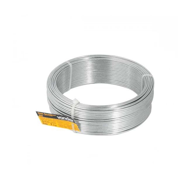 Arame Galvanizado BWG 18 1.24mm Rolo com 1 Kg 7491018000 VONDER-54eb9543-5179-4e21-b821-41bd70116d1b