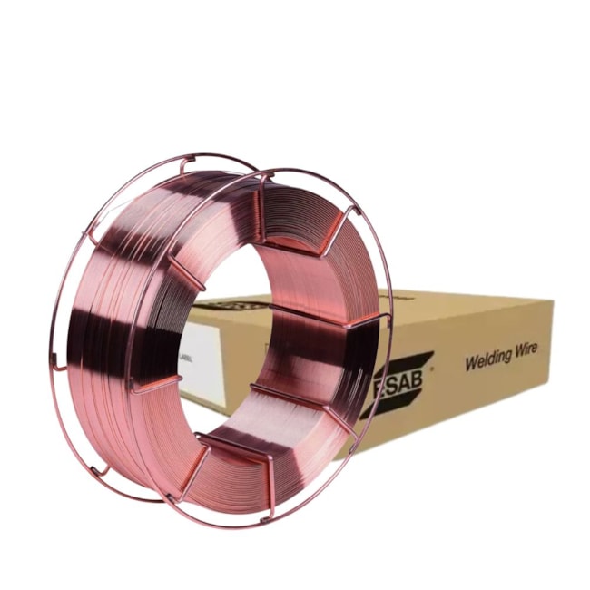 Arame MIG Sólido ER70S-6 Aço 1,00mm (Bobina 18kg) WELD WEST ARCO 70S6 ESAB-283823b3-1498-46a8-8240-106dd019885a