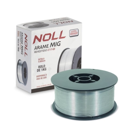 Arame Mig Sólido sem Gás 0,8mm 1kg 3890001 NOLL-90ff1a4b-5d10-4deb-8c6f-0f691d64cf01