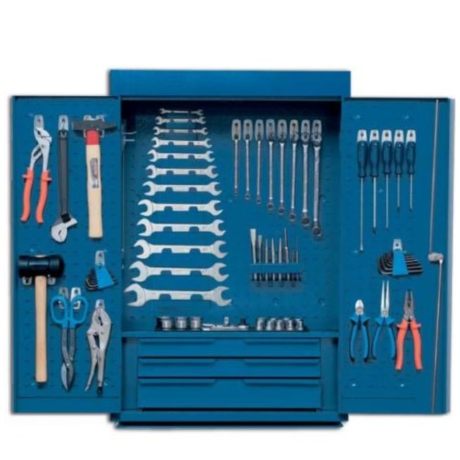 Armário de Parede com 2 Portas 3 Gavetas e 1 Prateleira com 80 Ferramentas 1401-GP GEDORE-34c1ca96-f53d-44cf-8511-777f7151ff01