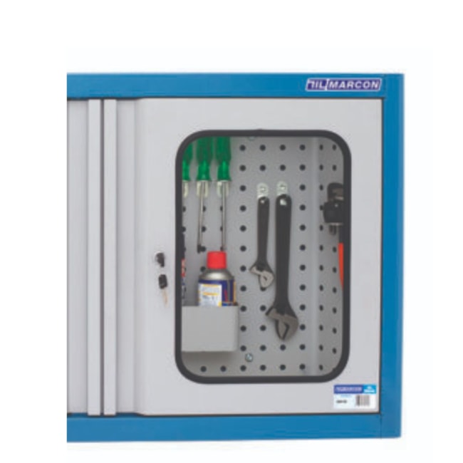 Armário de Parede para Ferramentas com Chapa Perfurada e Porta de Vidro AM-52 MARCON-4004fc67-9d9a-45f3-a11b-ea98517fbd27