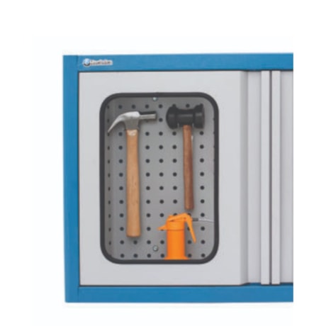Armário de Parede para Ferramentas com Chapa Perfurada e Porta de Vidro AM-52 MARCON-56e79b98-f31a-4015-9eb3-7a76e8736f21