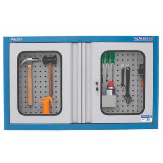 Armário de Parede para Ferramentas com Chapa Perfurada e Porta de Vidro AM-52 MARCON-e392553f-4f7a-408a-8017-e7fe5019c0fd