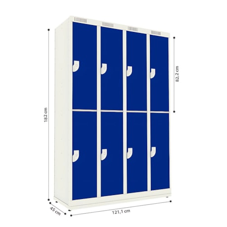 Armário Multiuso 8 Portas Quadruplo NK4302 NILKO-5566c910-b514-43e7-bcab-f9bad2b6aa1f