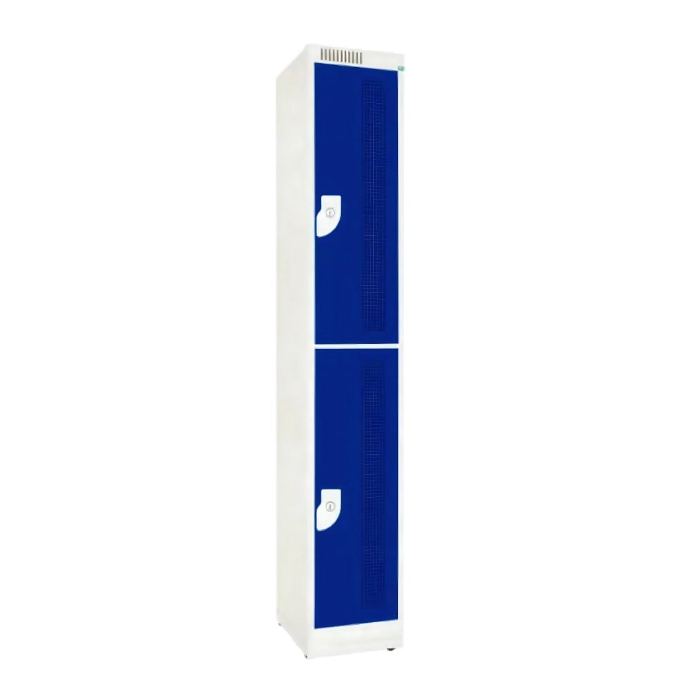 Armário Multiuso de 2 Portas Azul/Bege NK1302 NILKO - Anhanguera
