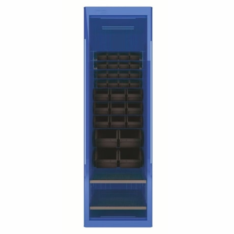 Armário para Ferramentas com 1 Porta e 29 Caixas BIN Azul 44955/211 TRAMONTINA PRO