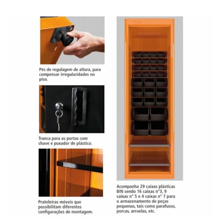Armário para Ferramentas com 1 Porta e 29 Caixas BIN Azul 44955/211 TRAMONTINA PRO-dad69e9c-7e6d-4d8c-8aa9-91d60b31ad4c