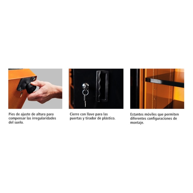 Armário para Ferramentas com 1 Porta Laranja 44955/022 TRAMONTINA PRO-b5bff66e-ce91-4a0e-96df-2d4cd8cdfb8c