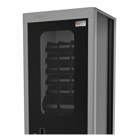 Armário para Ferramentas com 1 Porta Visor Acrílico e 29 Caixas Bin Cinza 44955/421 TRAMONTINA PRO-9ef86896-0bb4-4a8d-bafb-a0bda435e2c8