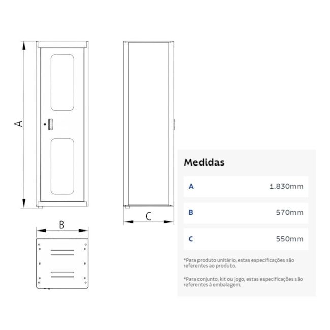 Armário para Ferramentas com 1 Porta Visor Acrílico e 29 Caixas Bin Laranja 44955/021 TRAMONTINA PRO-74309a1a-832e-4cb2-99b7-395b1c7d1ee8