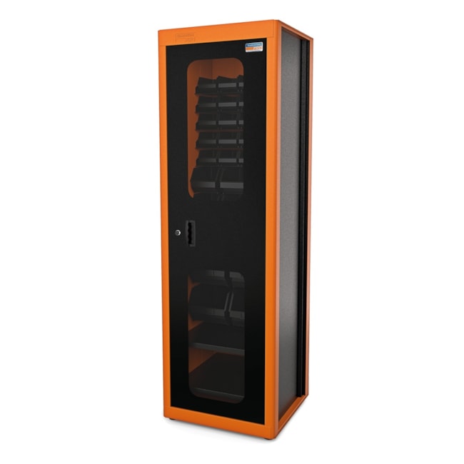 Armário para Ferramentas com 1 Porta Visor Acrílico e 29 Caixas Bin Laranja 44955/021 TRAMONTINA PRO-28b81482-3ffe-45a4-b418-b8bab7bc8514