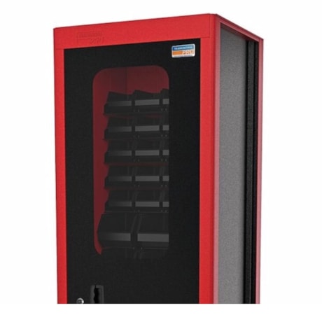Armário para Ferramentas com 1 Porta Visor Acrílico e 29 Caixas Bin Vermelho 44955/321 TRAMONTINA PRO-3bf612da-525a-42ec-8e93-8bbe6d028616