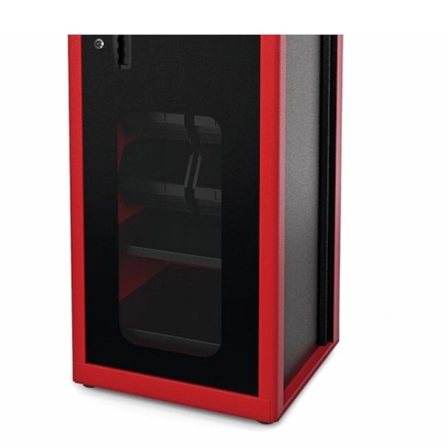 Armário para Ferramentas com 1 Porta Visor Acrílico e 29 Caixas Bin Vermelho 44955/321 TRAMONTINA PRO-f78519ab-97a6-4652-8ea7-3834a2694be0