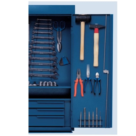 Armário para Ferramentas com 2 Portas 3 Gavetas e 82 Ferramentas 1400GM GEDORE-0f00a01f-f25c-477f-bd8a-cc78072aa357